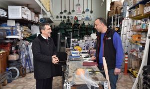 Başkan Ataç’ın esnaf ziyaretleri sürüyor