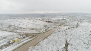 Kar yağışı Eskişehir’de görsel şölen oluşturdu