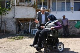 Başkan Bozkurt yatağa bağlı engellinin hayatına dokundu