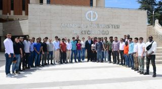 Polis Akademili yabancı uyruklu öğrencilerden Anadolu Üniversitesine ziyaret