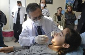 Çukurhisar Diş Kliniği’ne vatandaşlardan yoğun ilgi
